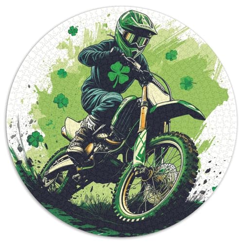 Motorcycle Puzzle 1000-teilige Schwer Puzzle Spielzeug Lernspiel Impossible Herausforderung Spielzeug Für Erwachsene Kinder 1000pcs (67.5x67.5cm) von KKOLASXZE