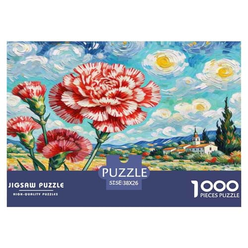 Nelken Puzzle 1000-teilige Schwer Puzzle Spielzeug Lernspiel Impossible Herausforderungsspielzeug Für Erwachsene Und Kinder Ab 14 Jahren 38x26cm/1000pcs Nelken Puzzle 1000-teilige Schwer Puzzle Spielzeug Lernspiel Impossible Herausforderungsspielzeug Für Erwachsene Und Kinder Ab 14 Jahren 38x26cm/1000pcs von KKOLASXZE