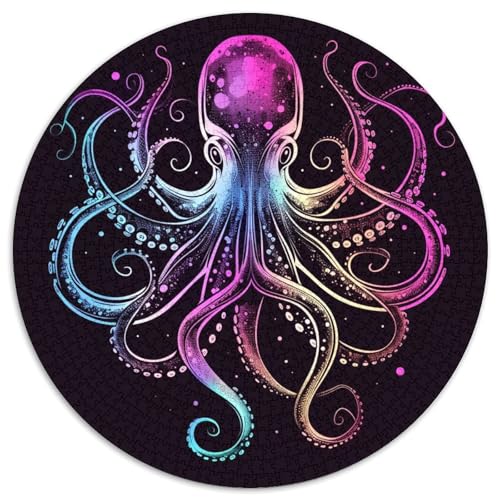 Octopus Puzzle 1000 Teile Schwer Puzzle Spielzeug Lernspiel Impossible Herausforderungsspielzeug Für Erwachsene Und Kinder Ab 14 Jahren 1000pcs (67.5x67.5cm) von KKOLASXZE