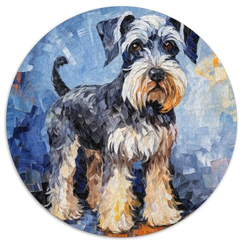 Oil Painting Dog Puzzle 1000 Teile Schwer Puzzle Spielzeug Pädagogisches Spiel Impossible Herausforderung Spielzeug Für Erwachsene Und Kinder Ab 12 Jahren 1000pcs (67.5x67.5cm) von KKOLASXZE
