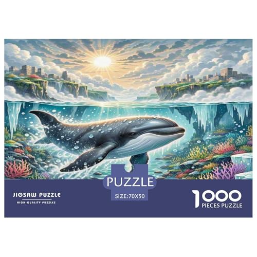 Orca Puzzle 1000 Teile Schwer Puzzle Spielzeug Pädagogisches Spiel Impossible Herausforderungsspielzeug Für Erwachsene Und Kinder Ab 14 Jahren 70x50cm/1000pcs Orca Puzzle 1000 Teile Schwer Puzzle Spielzeug Pädagogisches Spiel Impossible Herausforderungsspielzeug Für Erwachsene Und Kinder Ab 14 Jahren 70x50cm/1000pcs von KKOLASXZE