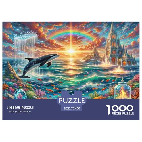 Orca Puzzles 1000 Teile Schwer Puzzle Spielzeug Lernspiel Impossible Herausforderungsspielzeug Für Erwachsene Und Kinder in Bewährter 70x50cm/1000pcs von KKOLASXZE