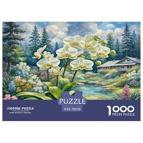 Orchidee Puzzle 1000-teilige Schwer Puzzle Spielzeug Lernspiel Impossible Herausforderungsspielzeug Für Erwachsene Und Kinder Ab 12 Jahren 70x50cm/1000pcs Orchidee Puzzle 1000-teilige Schwer Puzzle Spielzeug Lernspiel Impossible Herausforderungsspielzeug Für Erwachsene Und Kinder Ab 12 Jahren 70x50cm/1000pcs von KKOLASXZE