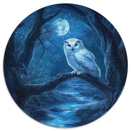Owl Puzzle 1000 Teile Schwer Puzzle Spielzeug Lernspiel Impossible Herausforderungsspielzeug Für Erwachsene Kinder 1000pcs (67.5x67.5cm) von KKOLASXZE