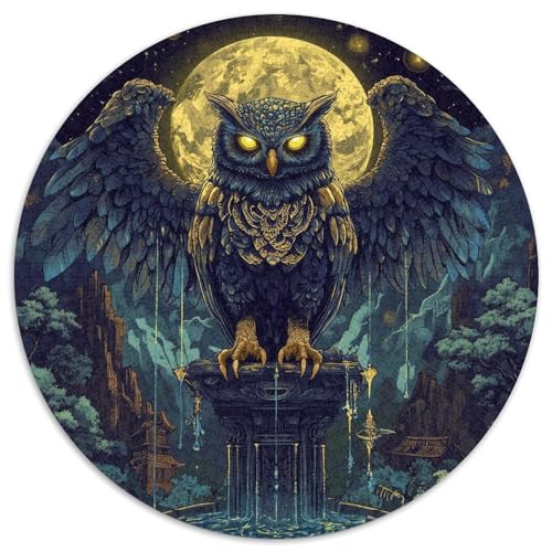Owl Puzzle 1000 Teile Schwer Puzzle Spielzeug Lernspiel Impossible Herausforderungsspielzeug Für Erwachsene Und Kinder Ab 14 Jahren 1000pcs (67.5x67.5cm) von KKOLASXZE