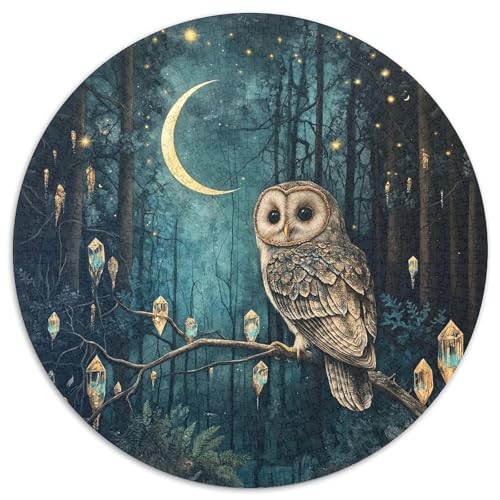 Owl Puzzles 1000 Teile Schwer Puzzle Spielzeug Lernspiel Impossible Herausforderung Spielzeug Für Erwachsene Kinder 1000pcs (67.5x67.5cm) von KKOLASXZE