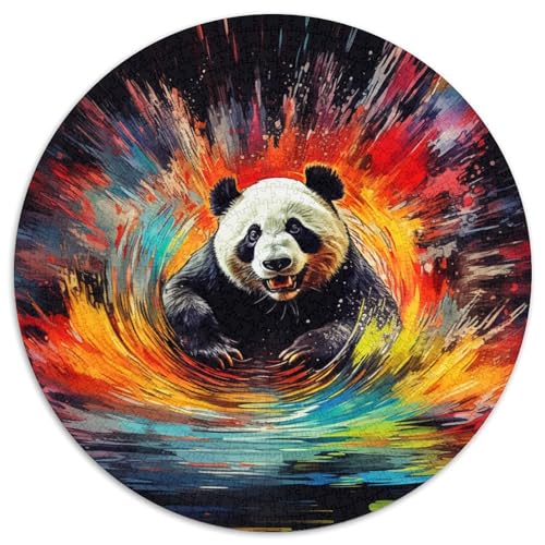 Panda Puzzle 1000-teilige Schwer Puzzle Spielzeug Lernspiel Impossible Herausforderung Spielzeug Für Erwachsene Kinder 1000pcs (67.5x67.5cm) von KKOLASXZE