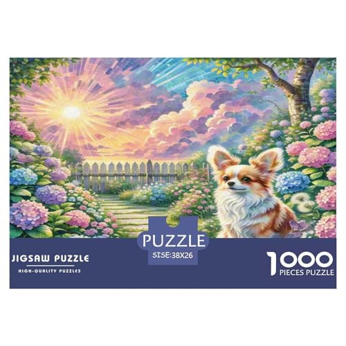 Papillon Puzzle 1000-teilige Schwer Puzzle Spielzeug Lernspiel Impossible Herausforderungsspielzeug Für Erwachsene Kinder 38x26cm/1000pcs von KKOLASXZE