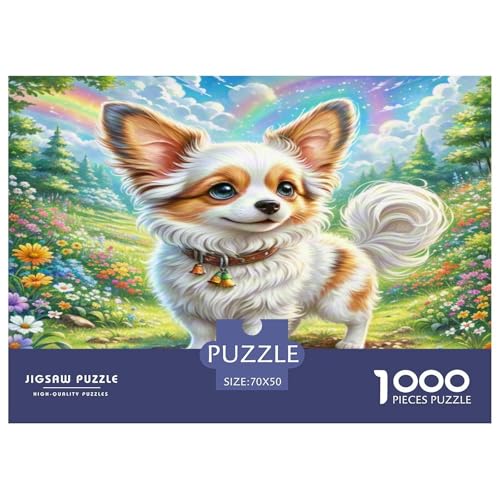 Papillon Puzzles 1000 Teile Schwer Puzzle Spielzeug Lernspiel Impossible Herausforderungsspielzeug Für Erwachsene Und Kinder in Bewährter 70x50cm/1000pcs von KKOLASXZE