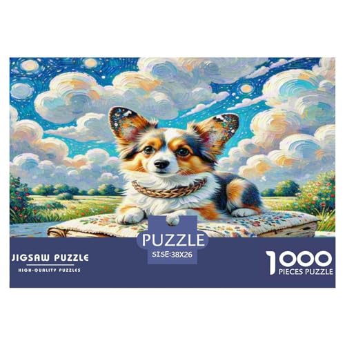 Papillon Puzzles 1000 Teile Schwer Puzzle Spielzeug Pädagogisches Spiel Impossible Herausforderungsspielzeug Für Erwachsene Und Kinder Ab 14 Jahren 38x26cm/1000pcs von KKOLASXZE