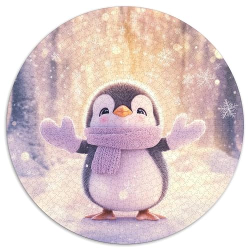 Penguin Puzzles 1000 Teile Schwer Puzzle Spielzeug Pädagogisches Spiel Impossible Herausforderungsspielzeug Für Erwachsene Kinder 1000pcs (67.5x67.5cm) von KKOLASXZE