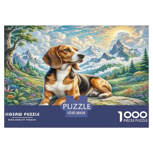 Petit Basset Griffon Vendéen Puzzle 1000-teilige Schwer Puzzle Spielzeug Lernspiel Impossible Herausforderung Spielzeug Für Erwachsene Und Kinder Ab 12 Jahren 38x26cm/1000pcs Petit Basset Griffon Vendéen Puzzle 1000-teilige Schwer Puzzle Spielzeug Lernspiel Impossible Herausforderung Spielzeug Für Erwachsene Und Kinder Ab 12 Jahren 38x26cm/1000pcs von KKOLASXZE