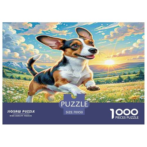 Petit Basset Griffon Vendéen Puzzle 1000-teilige Schwer Puzzle Spielzeug Lernspiel Impossible Herausforderung Spielzeug Für Erwachsene Und Kinder in Bewährter 70x50cm/1000pcs Petit Basset Griffon Vendéen Puzzle 1000-teilige Schwer Puzzle Spielzeug Lernspiel Impossible Herausforderung Spielzeug Für Erwachsene Und Kinder in Bewährter 70x50cm/1000pcs von KKOLASXZE