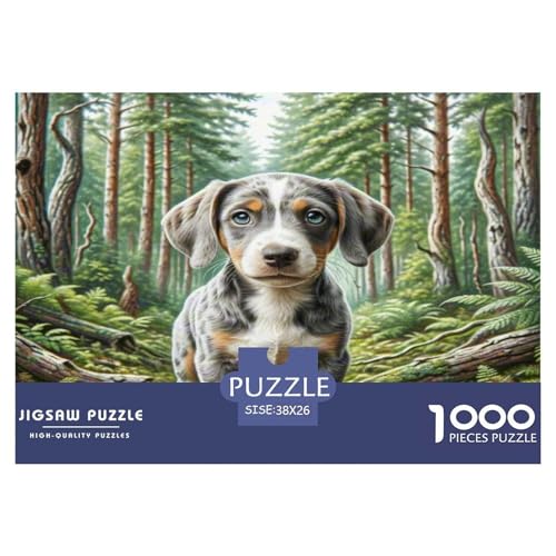 Petit Basset Griffon Vendéen Puzzles 1000 Teile Schwer Puzzle Spielzeug Lernspiel Impossible Herausforderungsspielzeug Für Erwachsene Und Kinder Ab 12 Jahren 38x26cm/1000pcs von KKOLASXZE