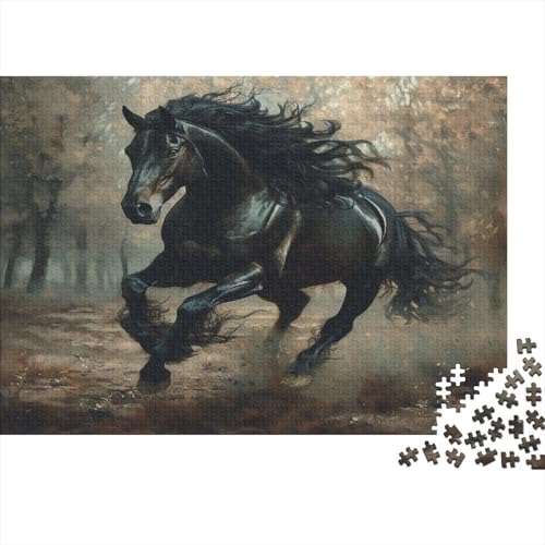 Pferd Puzzle 1000 Teile für Erwachsene - Klassische Puzzles (75x50cm) von KKOLASXZE