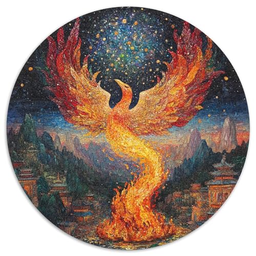 Phoenix Puzzle 1000 Teile Schwer Puzzle Spielzeug Lernspiel Impossible Herausforderungsspielzeug Für Erwachsene Und Kinder Ab 14 Jahren 1000pcs (67.5x67.5cm) von KKOLASXZE