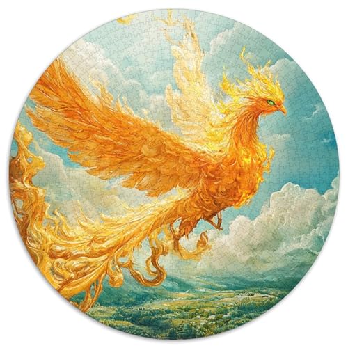 Phoenix Puzzle 1000 Teile Schwer Puzzle Spielzeug Lernspiel Impossible Herausforderungsspielzeug Für Erwachsene Und Kinder in Bewährter 1000pcs (67.5x67.5cm) von KKOLASXZE