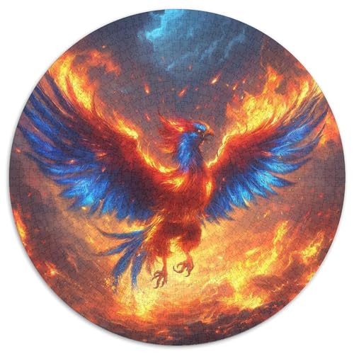 Phoenix Puzzle 1000 Teile Schwer Puzzle Spielzeug Pädagogisches Spiel Impossible Herausforderung Spielzeug Für Erwachsene Kinder 1000pcs (67.5x67.5cm) von KKOLASXZE