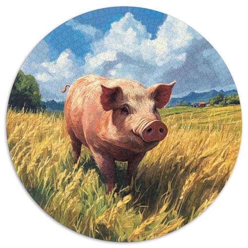 Pig Puzzles 1000 Teile Schwer Puzzle Spielzeug Lernspiel Impossible Herausforderungsspielzeug Für Erwachsene Kinder 1000pcs (67.5x67.5cm) von KKOLASXZE