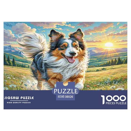 Polish Lowland Schafedog Puzzle 1000 Teile Schwer Puzzle Spielzeug Lernspiel Impossible Herausforderung Spielzeug Für Erwachsene Und Kinder in Bewährter 38x26cm/1000pcs von KKOLASXZE