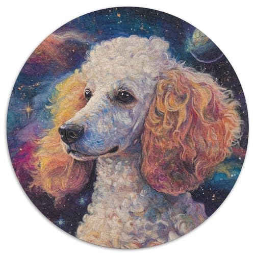 Poodle Puzzle 1000-teilige Schwer Puzzle Spielzeug Lernspiel Impossible Herausforderungsspielzeug Für Erwachsene Und Kinder Ab 12 Jahren 1000pcs (67.5x67.5cm) von KKOLASXZE