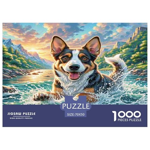 Portugiesischer WassErhund Puzzles 1000 Teile Schwer Puzzle Spielzeug Lernspiel Impossible Herausforderungsspielzeug Für Erwachsene Und Kinder Ab 14 Jahren 70x50cm/1000pcs Portugiesischer WassErhund Puzzles 1000 Teile Schwer Puzzle Spielzeug Lernspiel Impossible Herausforderungsspielzeug Für Erwachsene Und Kinder Ab 14 Jahren 70x50cm/1000pcs von KKOLASXZE
