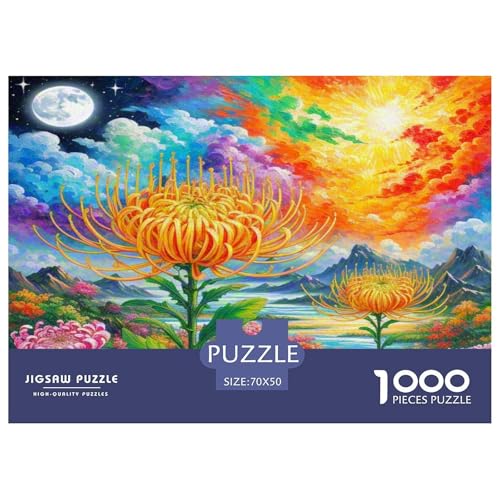 Protea Cynaroides Puzzles 1000 Teile Schwer Puzzle Spielzeug Lernspiel Impossible Herausforderungsspielzeug Für Erwachsene Kinder 70x50cm/1000pcs von KKOLASXZE