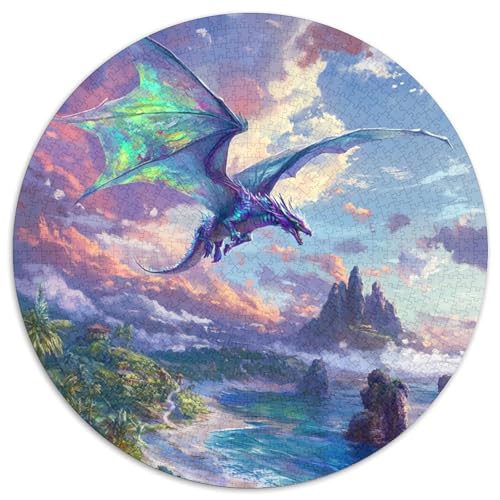 Pterosaur Puzzle 1000 Teile Schwer Puzzle Spielzeug Lernspiel Impossible Herausforderungsspielzeug Für Erwachsene Und Kinder Ab 14 Jahren 1000pcs (67.5x67.5cm) von KKOLASXZE