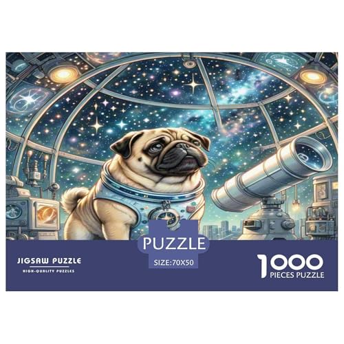 Pug Puzzle 1000 Teile Schwer Puzzle Spielzeug Lernspiel Impossible Herausforderungsspielzeug Für Erwachsene Und Kinder in Bewährter 70x50cm/1000pcs Pug Puzzle 1000 Teile Schwer Puzzle Spielzeug Lernspiel Impossible Herausforderungsspielzeug Für Erwachsene Und Kinder in Bewährter 70x50cm/1000pcs von KKOLASXZE