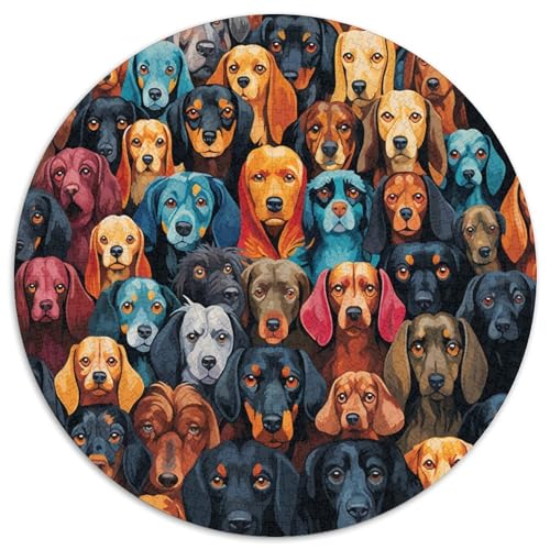 Puppies Puzzle 1000 Teile Schwer Puzzle Spielzeug Lernspiel Impossible Herausforderungsspielzeug Für Erwachsene Und Kinder Ab 12 Jahren 1000pcs (67.5x67.5cm) von KKOLASXZE