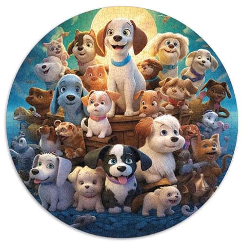 Puppies Puzzles 1000 Teile Schwer Puzzle Spielzeug Pädagogisches Spiel Impossible Herausforderungsspielzeug Für Erwachsene Und Kinder in Bewährter 1000pcs (67.5x67.5cm) von KKOLASXZE