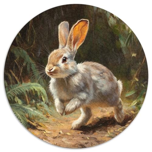 Rabbit Puzzle 1000-teilige Schwer Puzzle Spielzeug Pädagogisches Spiel Impossible Herausforderungsspielzeug Für Erwachsene Kinder 1000pcs (67.5x67.5cm) von KKOLASXZE
