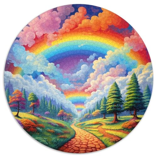 Rainbow Puzzle 1000-teilige Schwer Puzzle Spielzeug Pädagogisches Spiel Impossible Herausforderungsspielzeug Für Erwachsene Und Kinder Ab 12 Jahren 1000pcs (67.5x67.5cm) von KKOLASXZE