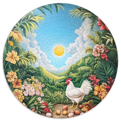 Rooster Puzzles 1000 Teile Schwer Puzzle Spielzeug Lernspiel Impossible Herausforderungsspielzeug Für Erwachsene Und Kinder Ab 12 Jahren 1000pcs (67.5x67.5cm) von KKOLASXZE