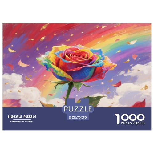 Rose Puzzles 1000 Teile Schwer Puzzle Spielzeug Pädagogisches Spiel Impossible Herausforderungsspielzeug Für Erwachsene Und Kinder Ab 12 Jahren 70x50cm/1000pcs Rose Puzzles 1000 Teile Schwer Puzzle Spielzeug Pädagogisches Spiel Impossible Herausforderungsspielzeug Für Erwachsene Und Kinder Ab 12 Jahren 70x50cm/1000pcs von KKOLASXZE
