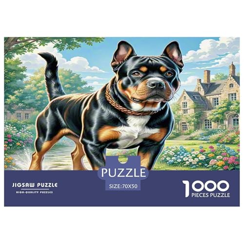 Rottweiler Puzzles 1000 Teile Schwer Puzzle Spielzeug Lernspiel Impossible Herausforderungsspielzeug Für Erwachsene Kinder 70x50cm/1000pcs Rottweiler Puzzles 1000 Teile Schwer Puzzle Spielzeug Lernspiel Impossible Herausforderungsspielzeug Für Erwachsene Kinder 70x50cm/1000pcs von KKOLASXZE
