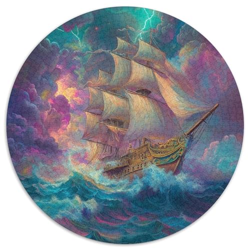 Sailboat Puzzle 1000 Teile Schwer Puzzle Spielzeug Lernspiel Impossible Herausforderung Spielzeug Für Erwachsene Und Kinder in Bewährter 1000pcs (67.5x67.5cm) von KKOLASXZE
