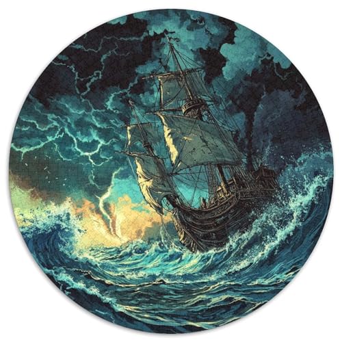 Sailboat Puzzle 1000-teilige Schwer Puzzle Spielzeug Pädagogisches Spiel Impossible Herausforderung Spielzeug Für Erwachsene Und Kinder in Bewährter 1000pcs (67.5x67.5cm) von KKOLASXZE