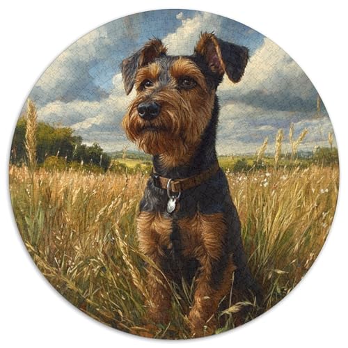 Schnauzer Puzzles 1000 Teile Schwer Puzzle Spielzeug Lernspiel Impossible Herausforderungsspielzeug Für Erwachsene Und Kinder Ab 14 Jahren 1000pcs (67.5x67.5cm) von KKOLASXZE