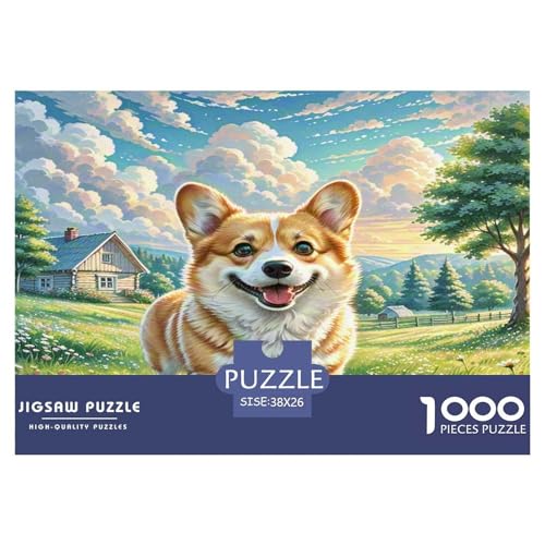 Schwedischer Vallhund Puzzle 1000-teilige Schwer Puzzle Spielzeug Lernspiel Impossible Herausforderungsspielzeug Für Erwachsene Und Kinder Ab 12 Jahren 38x26cm/1000pcs Schwedischer Vallhund Puzzle 1000-teilige Schwer Puzzle Spielzeug Lernspiel Impossible Herausforderungsspielzeug Für Erwachsene Und Kinder Ab 12 Jahren 38x26cm/1000pcs von KKOLASXZE