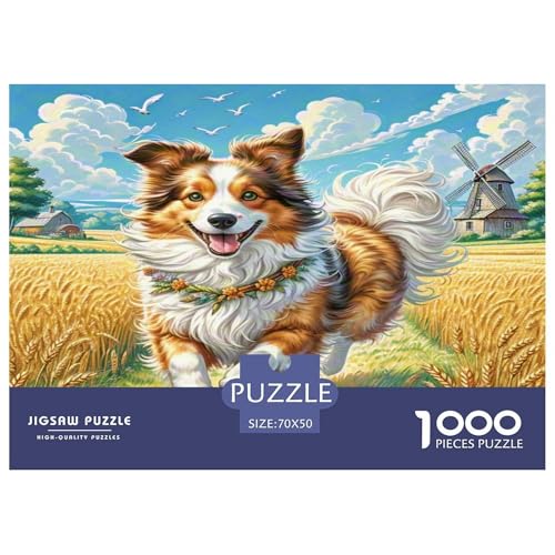 Shetland Schafedog Puzzles 1000 Teile Schwer Puzzle Spielzeug Lernspiel Impossible Herausforderung Spielzeug Für Erwachsene Kinder 70x50cm/1000pcs Shetland Schafedog Puzzles 1000 Teile Schwer Puzzle Spielzeug Lernspiel Impossible Herausforderung Spielzeug Für Erwachsene Kinder 70x50cm/1000pcs von KKOLASXZE