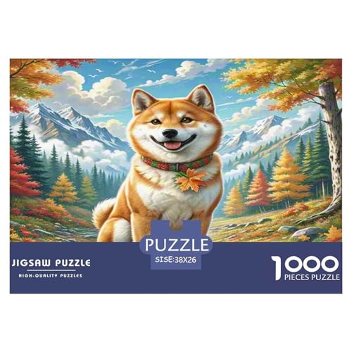 Shiba Inu Puzzle 1000-teilige Schwer Puzzle Spielzeug Lernspiel Impossible Herausforderungsspielzeug Für Erwachsene Und Kinder in Bewährter 38x26cm/1000pcs Shiba Inu Puzzle 1000-teilige Schwer Puzzle Spielzeug Lernspiel Impossible Herausforderungsspielzeug Für Erwachsene Und Kinder in Bewährter 38x26cm/1000pcs von KKOLASXZE