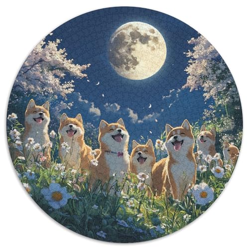 Shiba Inu Puzzles 1000 Teile Schwer Puzzle Spielzeug Lernspiel Impossible Herausforderung Spielzeug Für Erwachsene Und Kinder Ab 14 Jahren 1000pcs (67.5x67.5cm) von KKOLASXZE