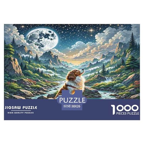 Shih Tzu Puzzle 1000 Teile Schwer Puzzle Spielzeug Lernspiel Impossible Herausforderung Spielzeug Für Erwachsene Und Kinder Ab 12 Jahren 38x26cm/1000pcs von KKOLASXZE