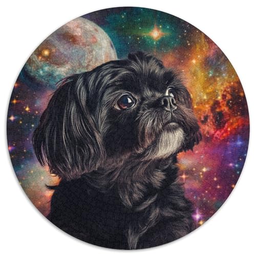 Shih Tzu Puzzle 1000-teilige Schwer Puzzle Spielzeug Lernspiel Impossible Herausforderung Spielzeug Für Erwachsene Und Kinder in Bewährter 1000pcs (67.5x67.5cm) von KKOLASXZE