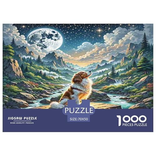Shih Tzu Puzzles 1000 Teile Schwer Puzzle Spielzeug Lernspiel Impossible Herausforderung Spielzeug Für Erwachsene Und Kinder in Bewährter 70x50cm/1000pcs von KKOLASXZE