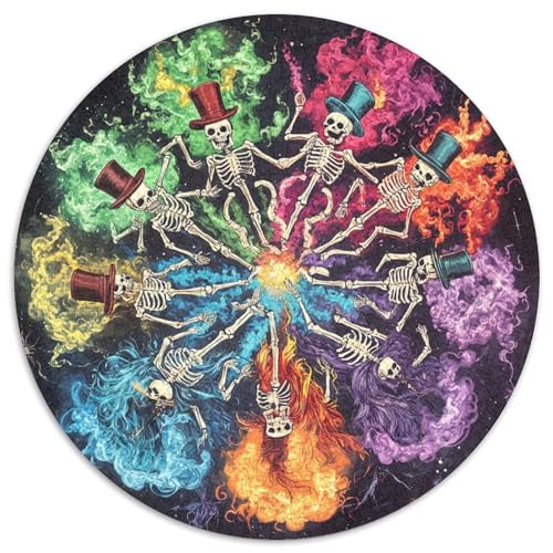 Skull Puzzle 1000 Teile Schwer Puzzle Spielzeug Lernspiel Impossible Herausforderungsspielzeug Für Erwachsene Und Kinder Ab 12 Jahren 1000pcs (67.5x67.5cm) von KKOLASXZE