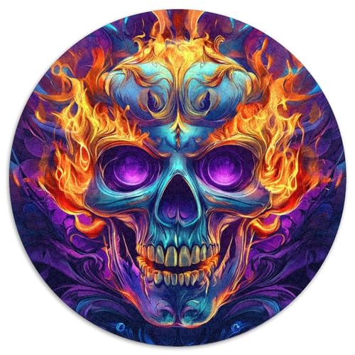 Skull Puzzles 1000-teilige Schwer Puzzle Spielzeug Lernspiel Impossible Herausforderungsspielzeug Für Erwachsene Kinder 1000pcs (67.5x67.5cm) von KKOLASXZE