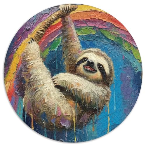 Sloth Puzzle 1000 Teile Schwer Puzzle Spielzeug Lernspiel Impossible Herausforderungsspielzeug Für Erwachsene Kinder 1000pcs (67.5x67.5cm) von KKOLASXZE