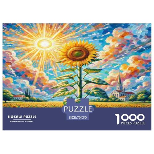 Sonnenblumen Puzzle 1000 Teile Schwer Puzzle Spielzeug Pädagogisches Spiel Impossible Herausforderungsspielzeug Für Erwachsene Und Kinder Ab 12 Jahren 70x50cm/1000pcs Sonnenblumen Puzzle 1000 Teile Schwer Puzzle Spielzeug Pädagogisches Spiel Impossible Herausforderungsspielzeug Für Erwachsene Und Kinder Ab 12 Jahren 70x50cm/1000pcs von KKOLASXZE